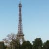 My first picture of the Eiffel Tower