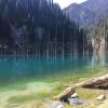 Lake Kaindy was one of the most beautiful sights I have ever seen. The water here was also close to freezing, but we swam, nevertheless