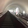 The deepest metro in the world (346 feet underground!) which takes five minutes on the escalator; the deepest one in NY is only 180 feet underground