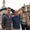 This is my Hungarian friend Adam, my friend Ryan from Minnesota, and me