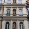 A beautiful building seen from the main square, Deak Ferenc, of Budapest! The statues are very special