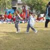 The little kids were so cute in this race. They were partnered up and one of them had to wrap a scarf around their partner 
