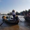Most people either row their boats or use a small engine to propel the boat