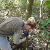 Another type of trap we use is a camera trap, which automatically takes pictures of animals that walk by 