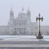 The Almudena Cathedral right across the Royal Palace