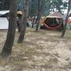 Camping sites like these are always crowded with tents and cars and families