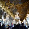In the 17th century, mirrors were very expensive, so King Louis XIV created this Hall of Mirrors to show the world his wealth