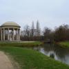 Right behind the Little Trianon is this little structure called the Temple of Love, which has a statue of a cupid with a bow and arrow