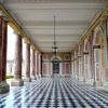 The terrace of the Grand Trianon, yet another palace on the grounds of Versailles 