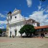 Santa Fe's colonial church still stands tall in the main plaza