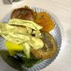 We ate Gujarati food at the Garba dance- doklam, dal kachori, jalebi, fafda.