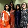 Me and some friends at the Garba dance.