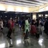 Lots of people were dancing throughout the night- some didn't sit down for three hours!