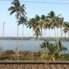 Seeing water outside the train meant we had reached Trivandrum!