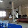 These two students from my intermediate class sang a song for their school performance
