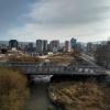 A view of downtown Ulaanbaatar and the river