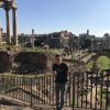 Ruins of the Roman Forum behind me
