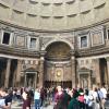 View from inside the Pantheon, one big circular room!