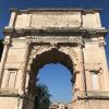 The Victory Arch outside the Roman Forum, symbolizing the victories of the Roman Empire