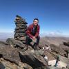 Me on the summit of Alcazaba (11,059 ft) on Day Two: the last peak of the challenge