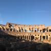 View of what used to be the stands in the Colosseum taken from the arena floor