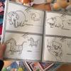 This coloring book could help me (and you!) learn the names of lots of wild animals in Greek