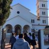 Church was also an important part of the Cypriot Christmas experience, with students going to a service as a field trip, and with me visiting a traditional village service on Christmas morning