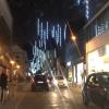 In downtown Limassol, Christmas lights lit the streets...