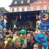 The kickoff to Karneval was celebrated with live music and lots of cheering