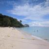 The beach at Bamboo Island, which had a designated swimming area