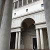 Sneaking a peek through the Orangery's columns