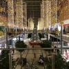 The Potsdamer Platz Arkaden, a mall, sits in the middle of the Christmas Market, and the decorations are everywhere