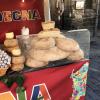 I was tempted to buy one of these giant pieces of bread sold at the outdoor market, but I knew I wouldn't want to carry it back on the train to Dresden