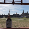 Me in Canaletto's view of the Dresden Altstadt! 