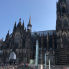 The Cologne Cathedral, visible immediately outside the train station, is the centerpiece of Cologne's old town district and the largest church that I have seen in Germany