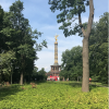 Another famous landmark in Berlin is The Victory Column, called Siegessäule, pictured here from Tiergarten Park
