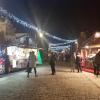 People doing some winter shopping at the Christmas Market