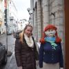 There were so many weird life-sized dolls outside buildings!