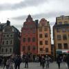 These are the typical buildings of Stockholm and many are painted in beautiful pastel colors - perhaps to brighten up the normally grey fall days