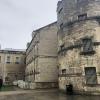 This is the back half of the castle - the part that was built when the castle became a prison - and an outside view of the area that would have been cells for the prisoners