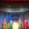 Mongolian national singers. Check out their hats!