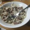 Noodles and mutton in soup. We mostly ate meals like this. 