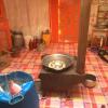 Every night we stayed in gers with local families. Here's the inside of one of the gers. 