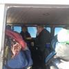On the road! The Gobi is huge and mostly empty. We spent a lot of time driving from site to site. 