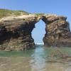 One of the arches that the beach gets its name from