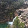 The second waterfall that we saw