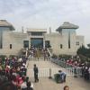 A huge mass of people trying to get into the Terracotta Warriors History Exhibit