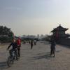 A picture of the wall that surrounds Xi'an's old city