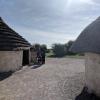 Recreation of how Neolithic houses would have appeared around the time Stonehenge was built 