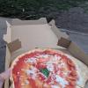 This tomato, cheese and basil pizza was very good